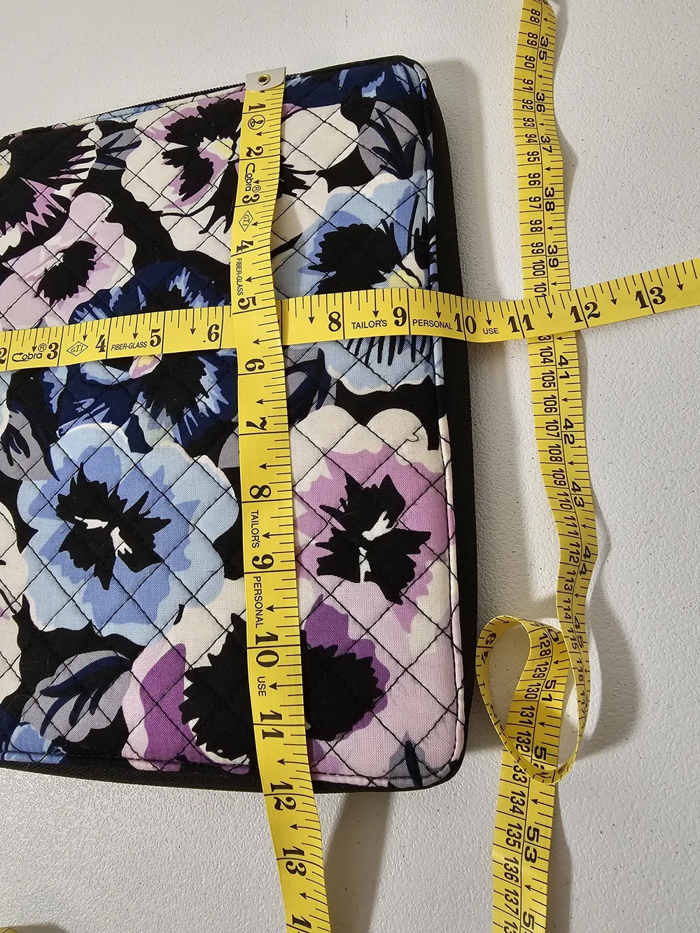 Vera Bradley Quilted Floral Zip Wristlet Organizer Wallet Clutch Multicolor
